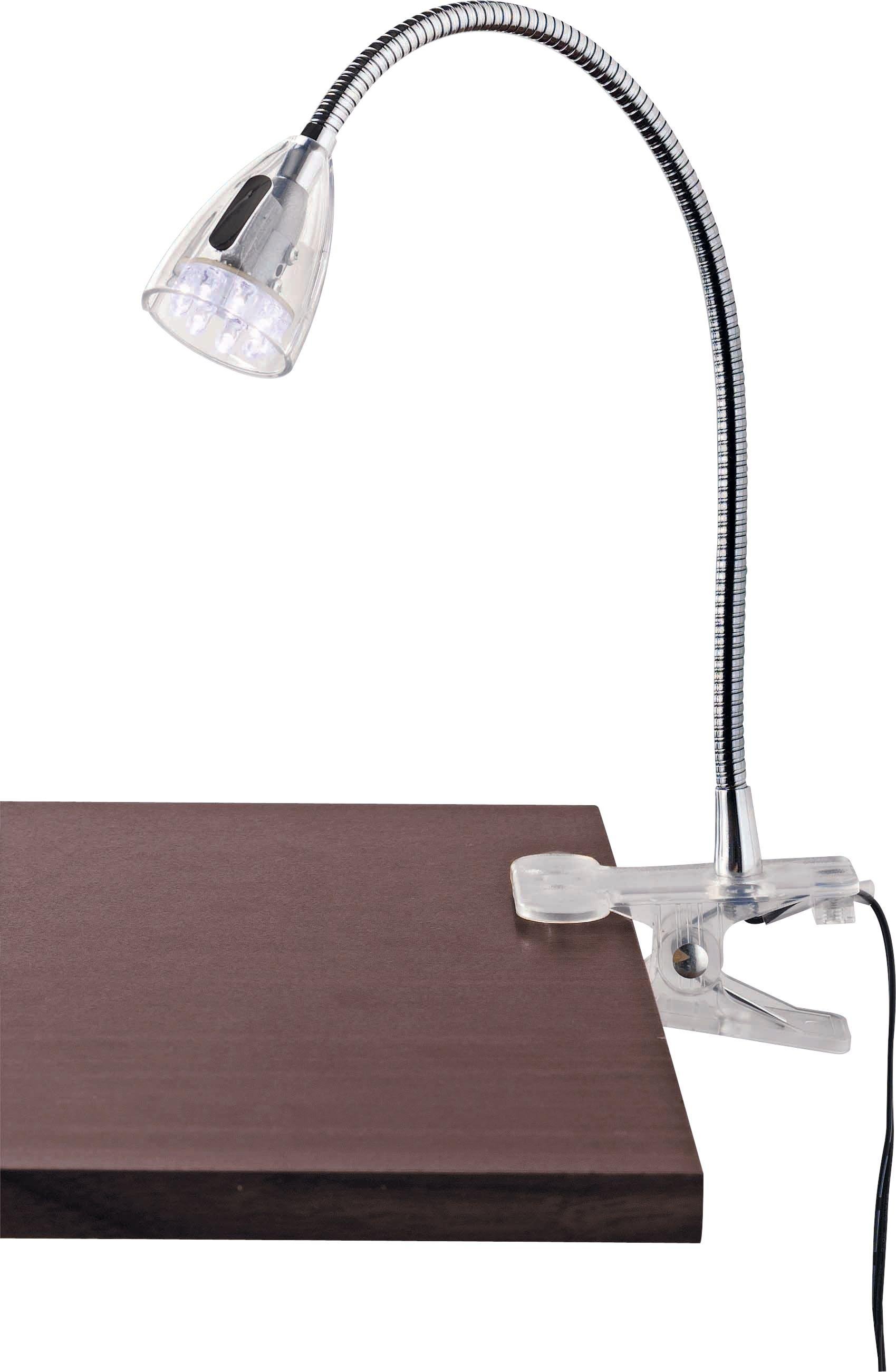 Argos Home LED Clip Desk Lamp - Clear