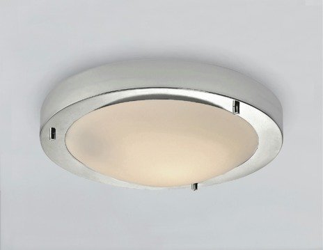 Argos Home Frosted Glass Flush Ceiling Fitting - Chrome