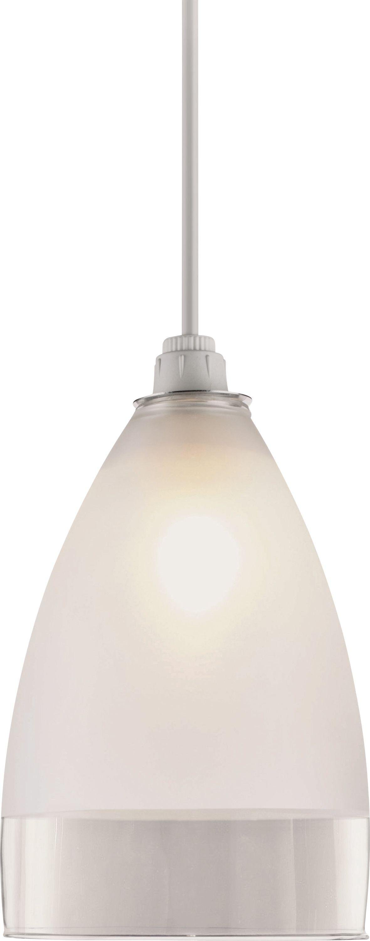 Argos Home Glass Pendant Shade - Clear and Frosted