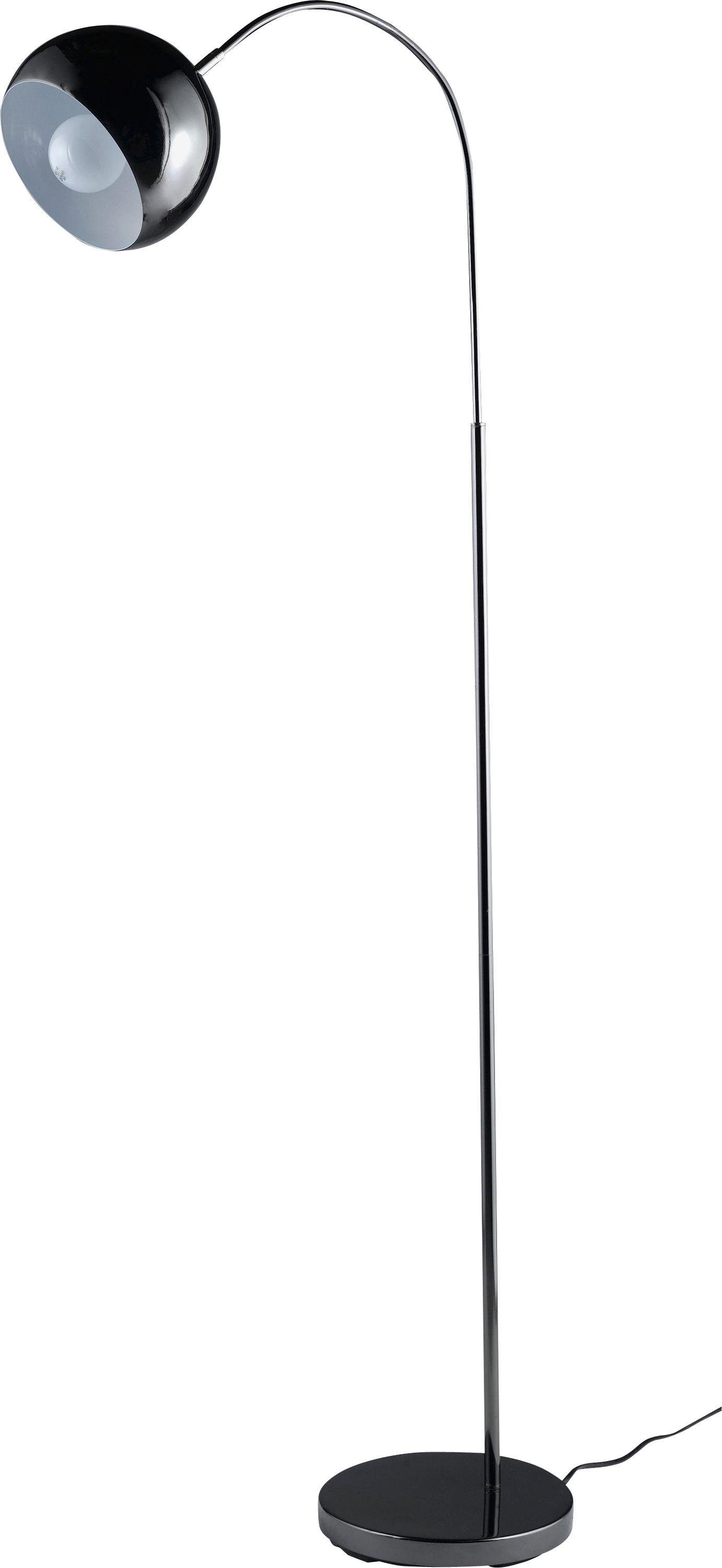 Argos Home Curva Floor Lamp - Black Chrome