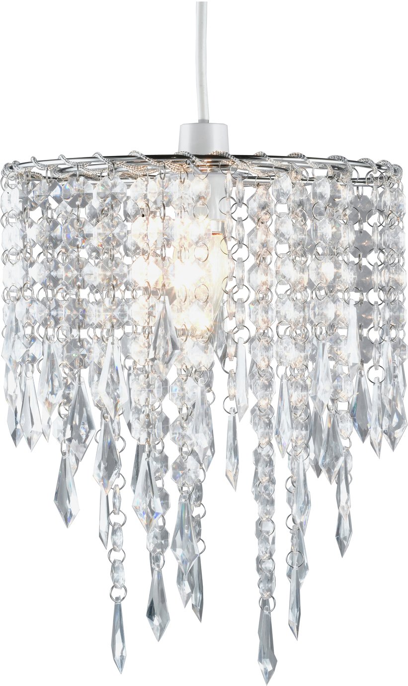 Argos Home Beaded Light Shade - Clear