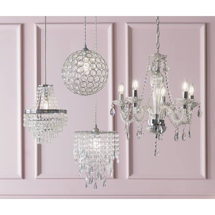 Argos Home Clear Beaded Cascade Lampshade - 25cm 0