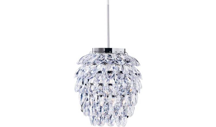 Buy Argos Home Pineapple Shape Pendant Shade Clear Lamp