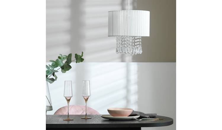 Argos lamp shades deals white