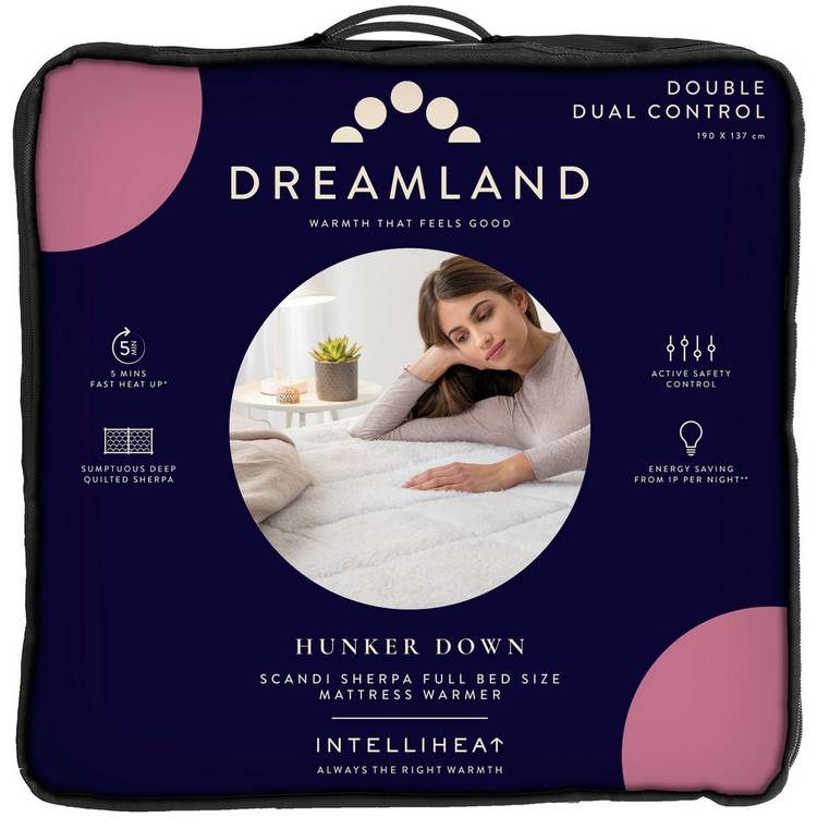 Dreamland Scandi Sherpa Dual Control Underblanket - Double  0