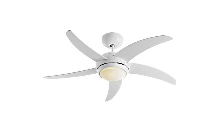 Buy Argos Home Manhattan Ceiling Fan White Ceiling Fans Argos