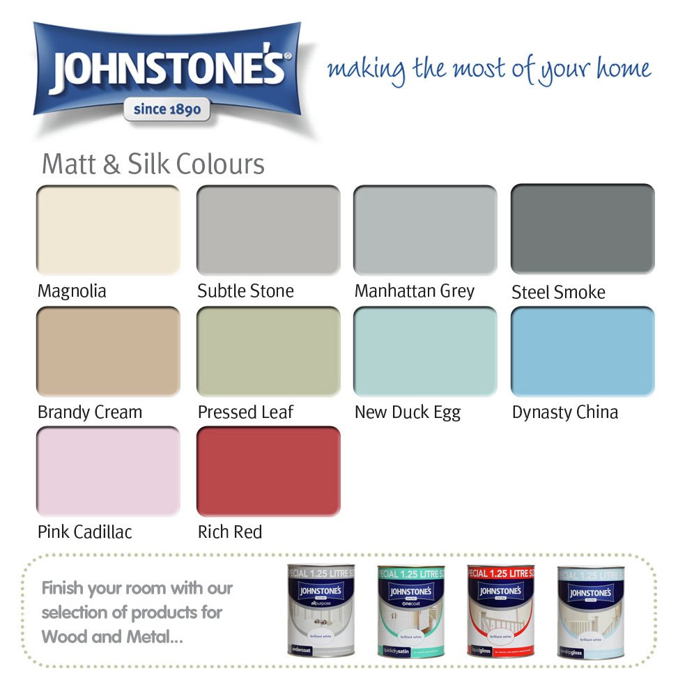 Silicone Colour Chart