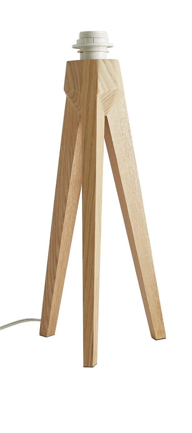 Habitat Tripod Table Lamp Base - Ash