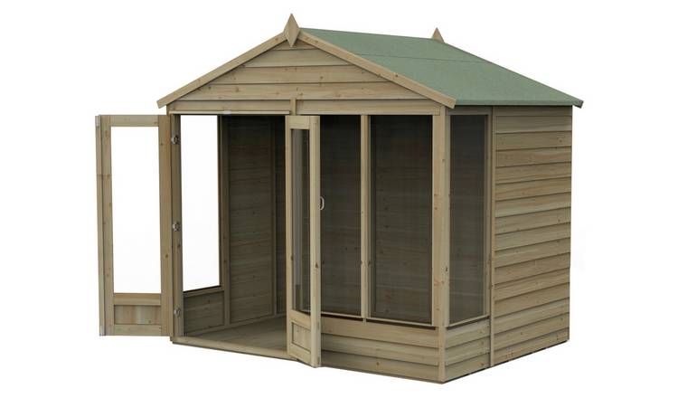 Forest 4Life Overlap Apex Summerhouse - 8 x 6ft