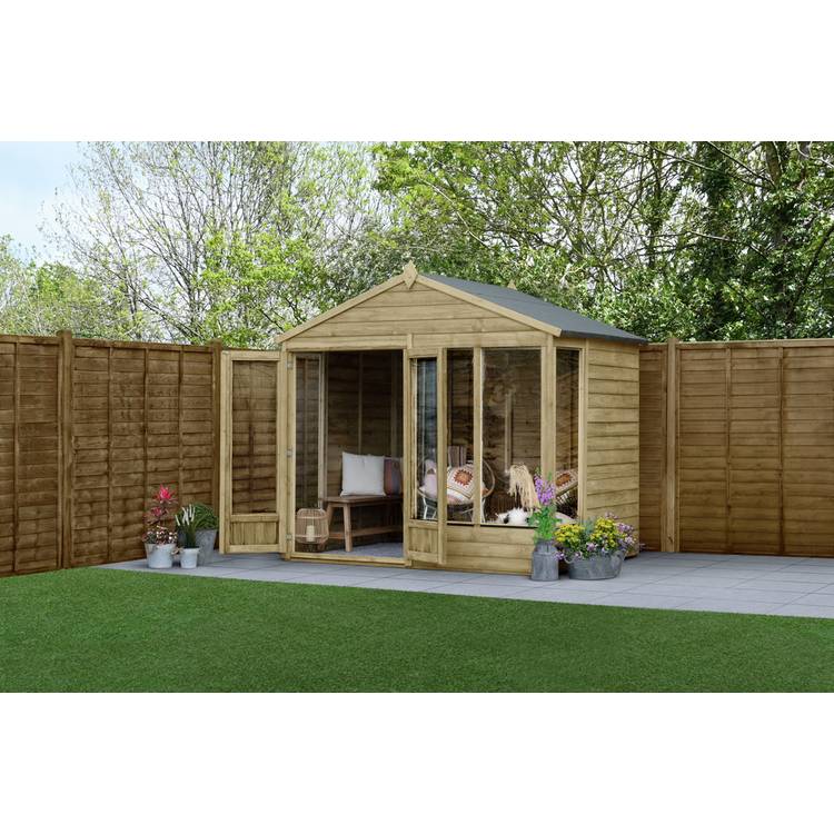 Forest 4Life Overlap Apex Summerhouse - 8 x 6ft 0
