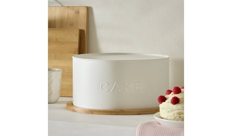 Habitat Embossed Text Cake Tin