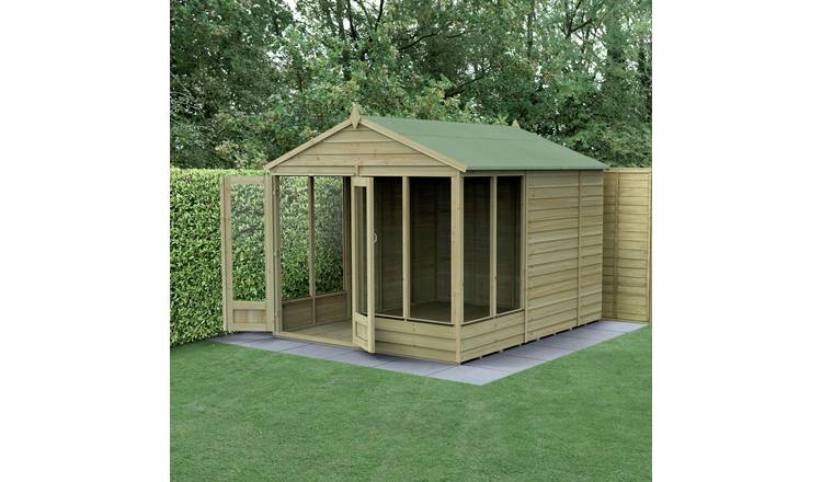 Forest 4Life Overlap Apex Summerhouse - 8 x 10ft