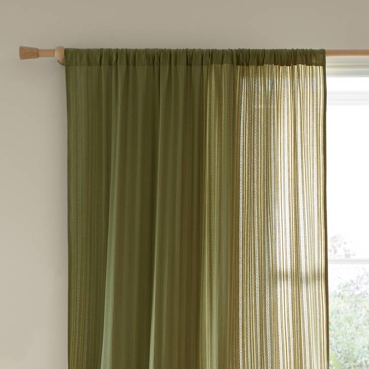 Pineapple Elephant Zofia Voile - Olive - 140x122cm 0