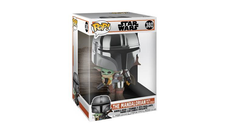 Star Wars Pop Mandalorian with Chrome Figure