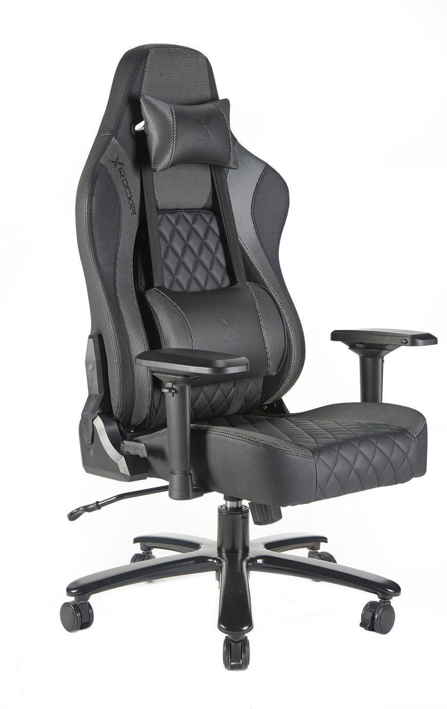 X Rocker Delta Pro Series IV Gaming Chair - Silver