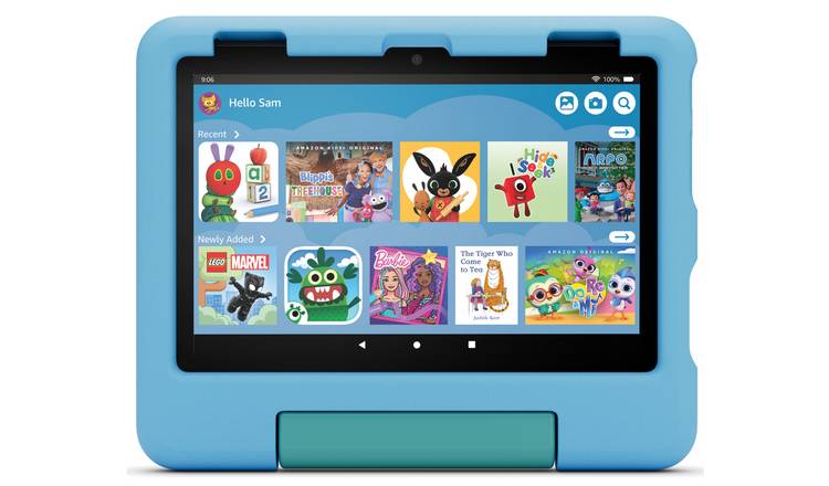 Buy Amazon Fire HD 8 Kids Tablet for 3-7, 8 Inch 32GB - Blue | Tablets ...