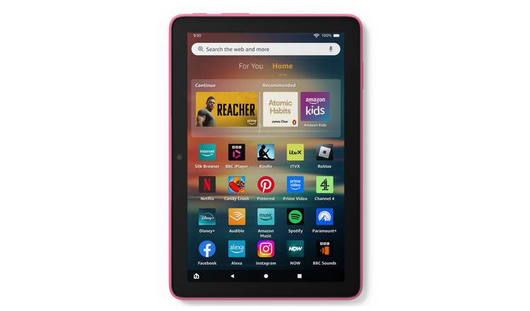 Amazon Fire HD 8 8 Inch 32GB Wi-Fi Tablet - Hibiscus