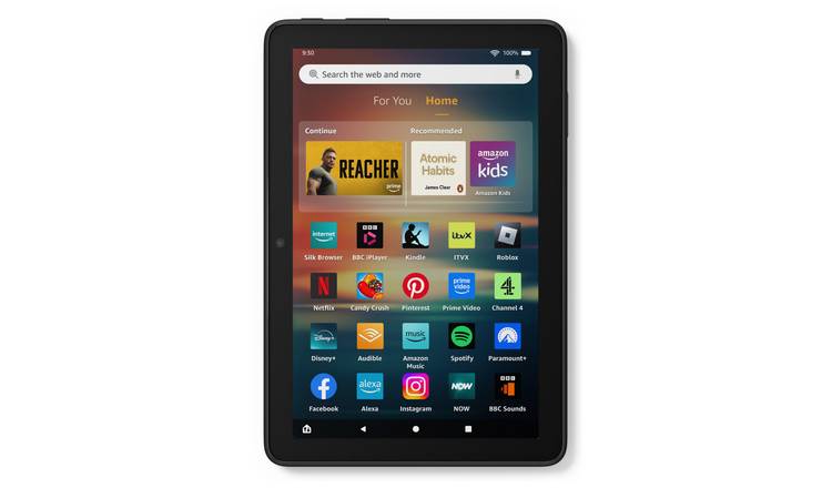 Amazon Fire HD 8 8 Inch 32GB Wi-Fi Tablet - Black