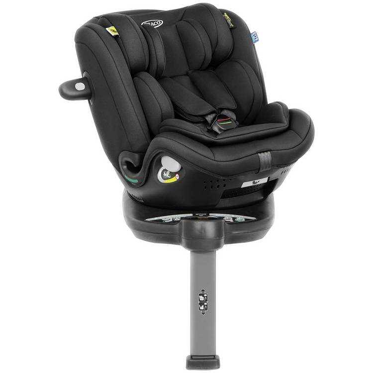 Graco Turn 2 Me Grow R129 i-Size ISOFIX Car Seat - Midnight 0