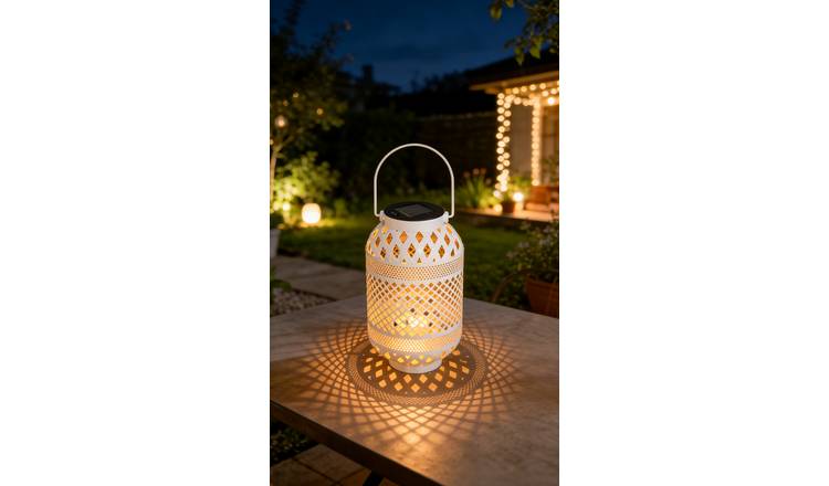  Home Solar White Lantern