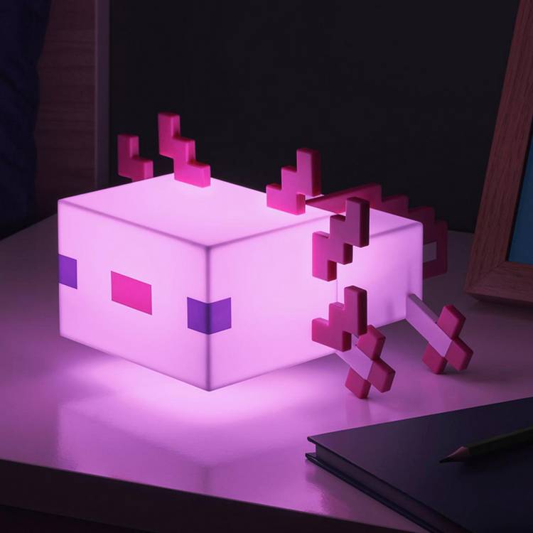 Minecraft Axolotl Icon Kids LED Night Light 0