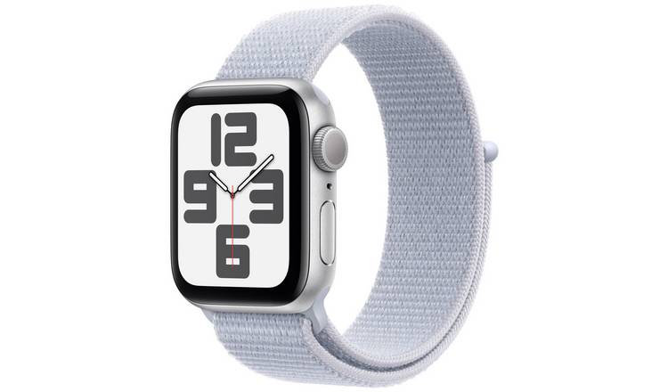 Apple Watch SE 2024 GPS 40mm Silver Blue Cloud Sport Loop