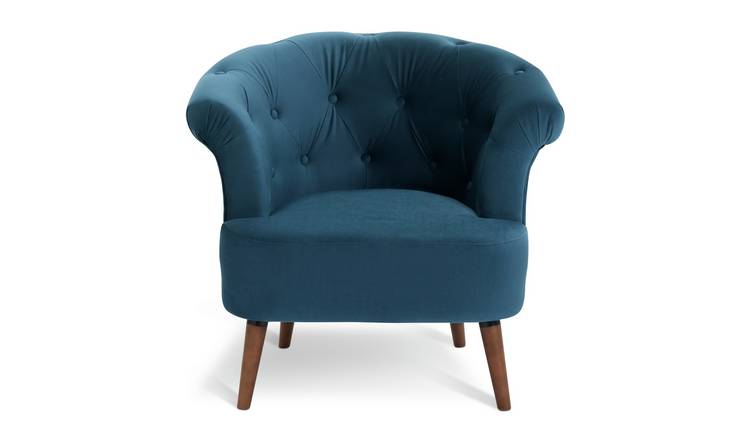 Habitat Chesterfield Accent Chair - Navy