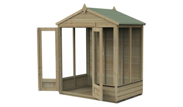 Forest Beckwood Shiplap Apex Summerhouse - 6 x 4ft