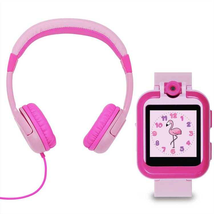 Tikkers Pink Interactive Watch and Headphone Set 0