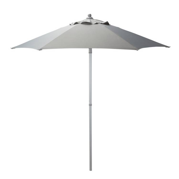 Argos Home 2m Garden Parasol  - Grey 0