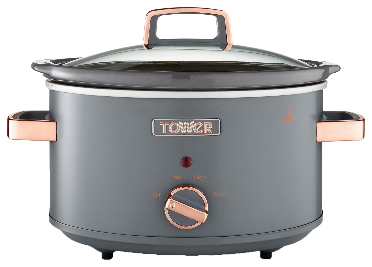 Tower Cavaletto 3.5L Slow Cooker - Grey