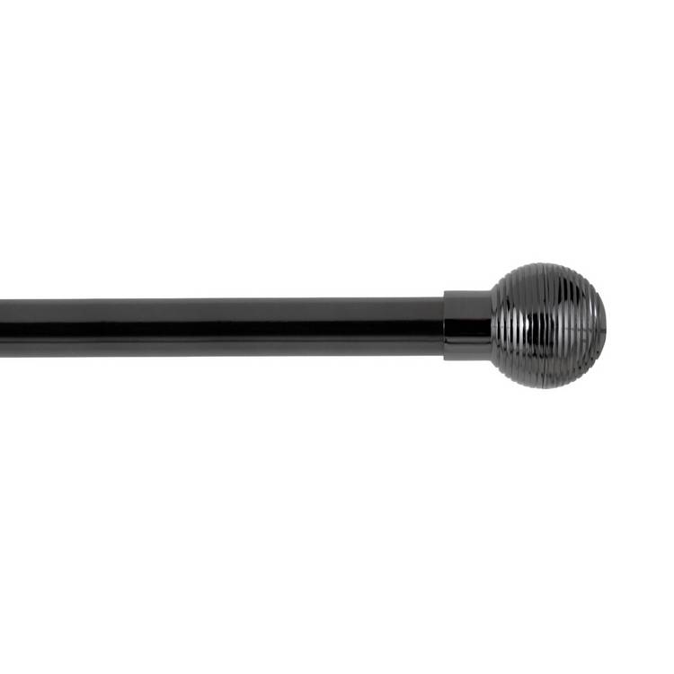Argos Home Black Extendable Curtain Pole - 110cm - 300cm 0