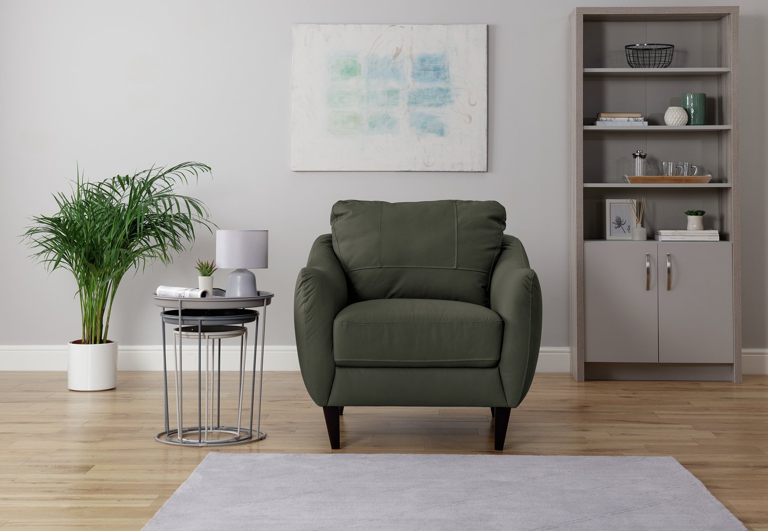 Argos Home Flynn Leather Mix Armchair Review