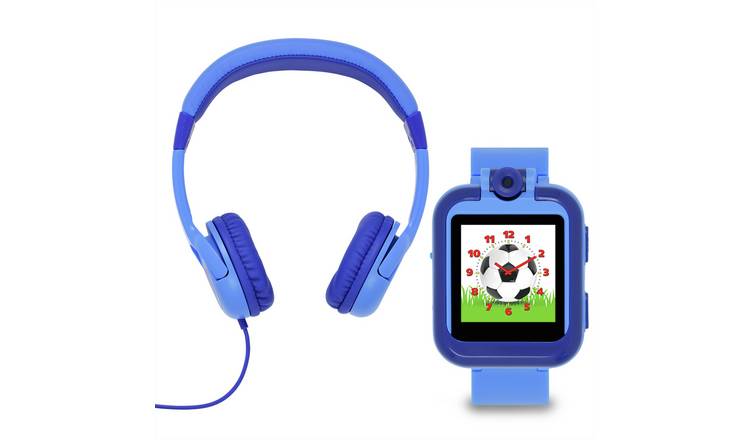 Tikkers Blue Interactive Watch and Headphone Set