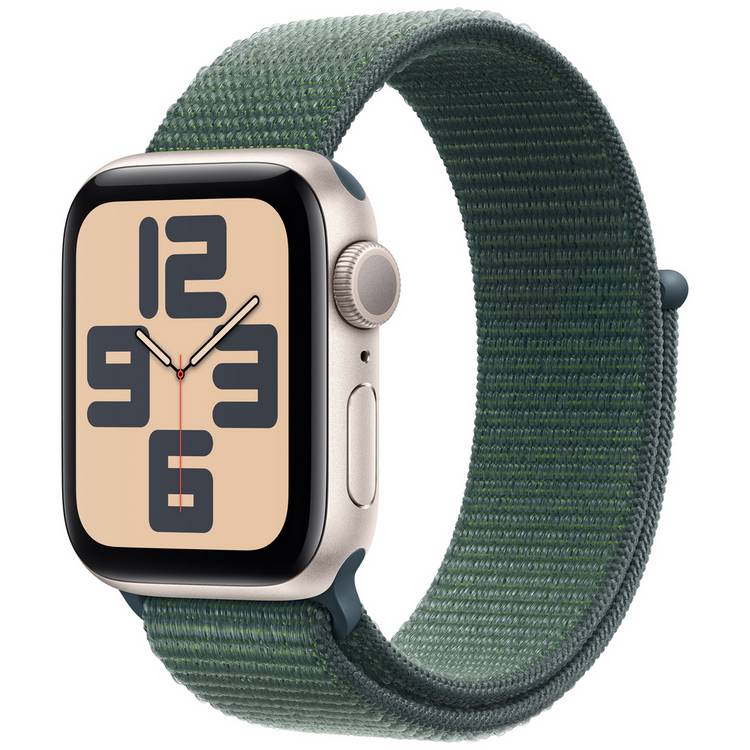 Apple Watch SE 2024 GPS 40mm Starlight Lake Green Sport Loop 0