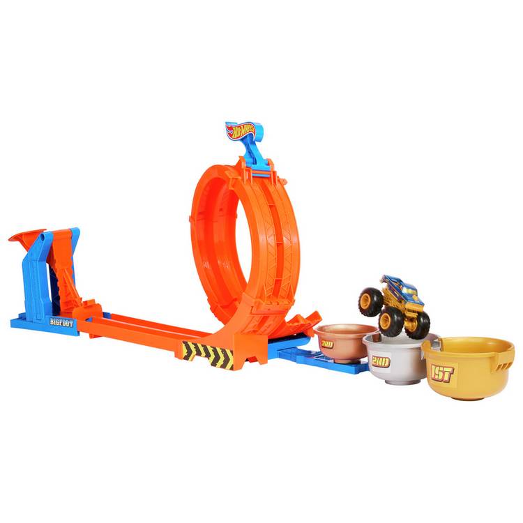 Hot Wheels Monster Trucks Loop & Flip Challenge Playset 0