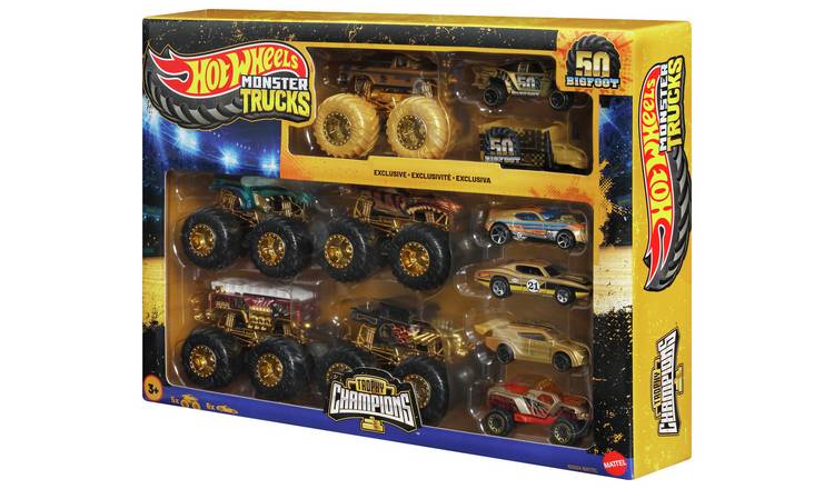 Hot Wheels Monster Truck Trophy Collection Die-Cast Toy Cars