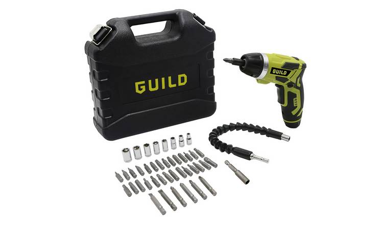 Buy Guild Fast Charge Screwdriver 45 Piece Accessories Argos