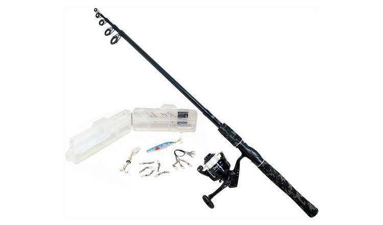 Zwim 2.1m Telescopic Fishing Rod and Reel