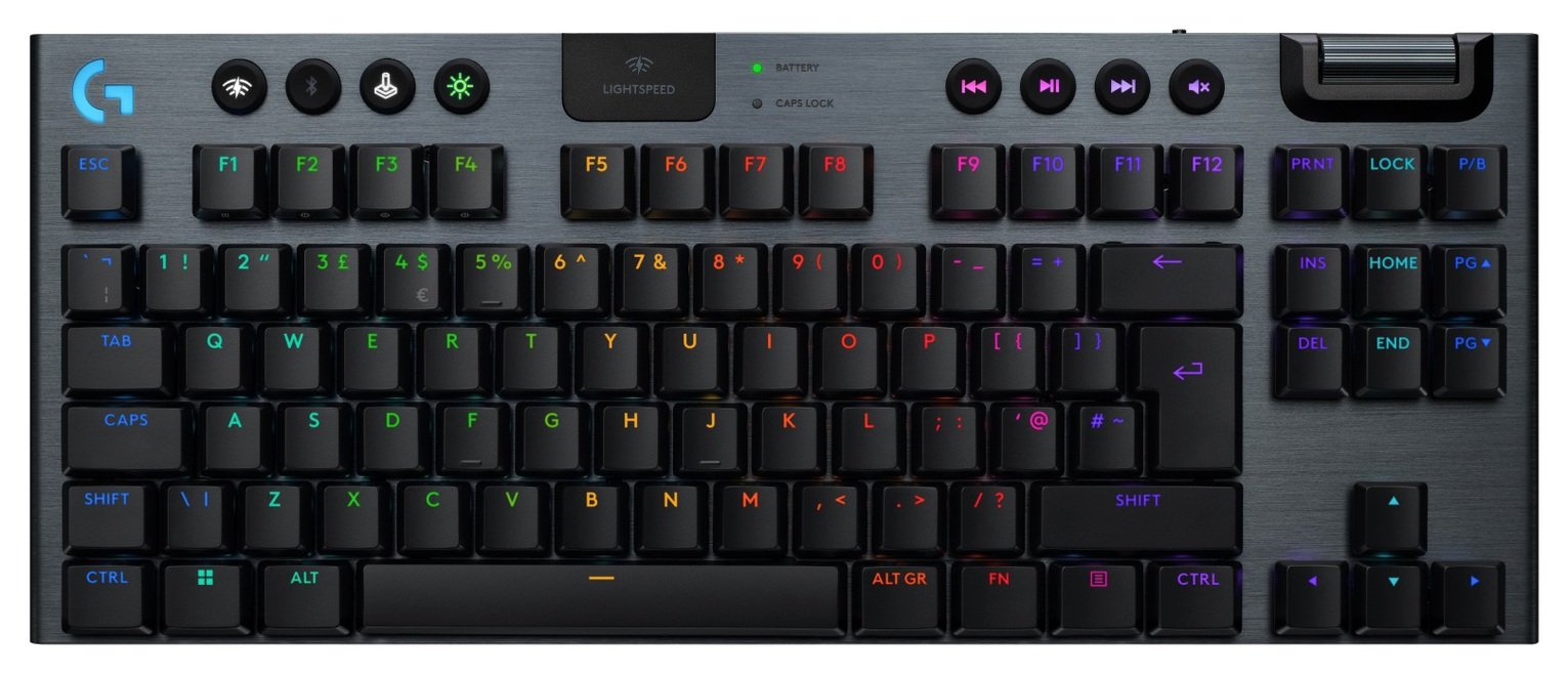 Buy Logitech G915 X Lightspeed TKL Wireless Keyboard - Black | PC
