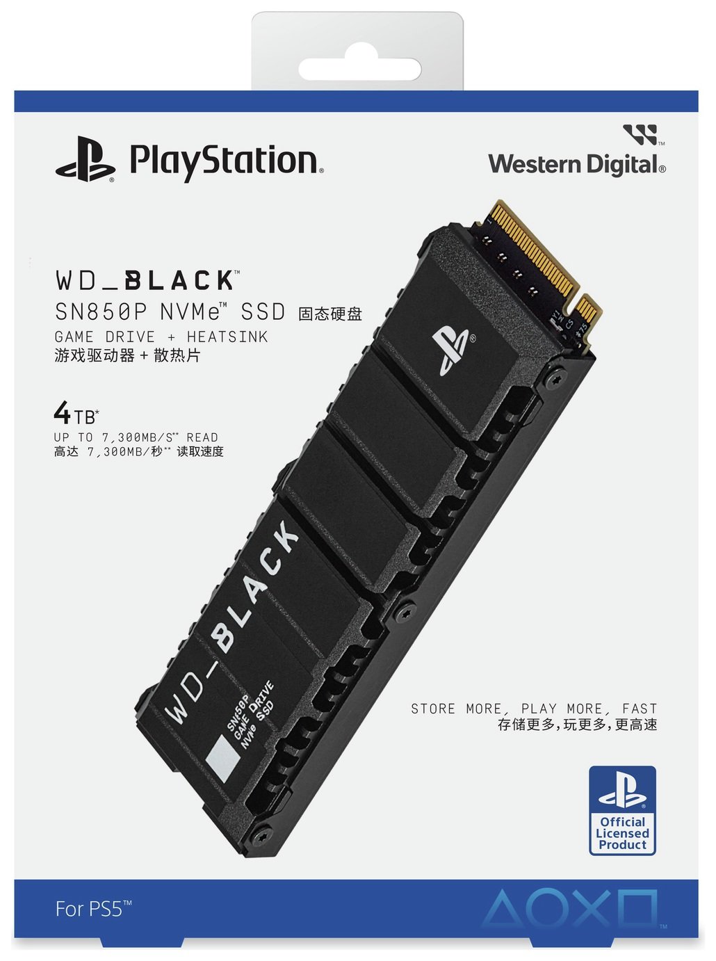 Buy WD SN850P 4TB NVMe SSD for PS5 | External hard drives | Argos