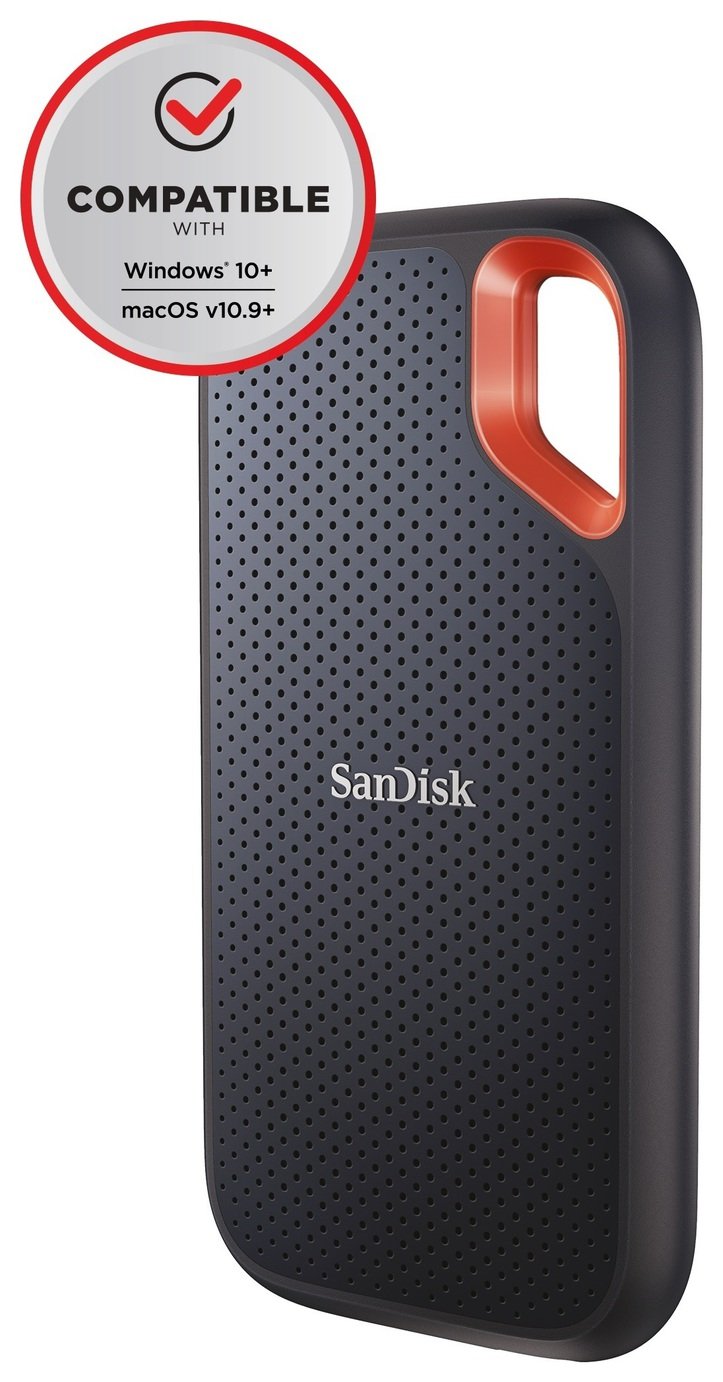 Buy SanDisk Extreme 2TB Portable SSD | External hard drives | Argos