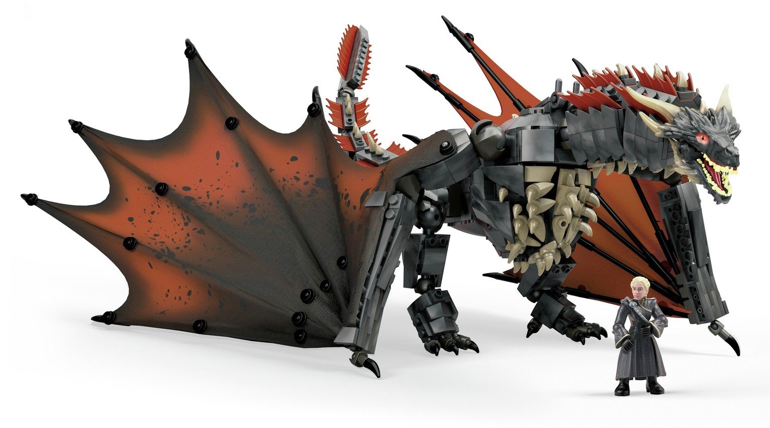 Game of Thrones Mega Construx Daenerys and Drogon Review