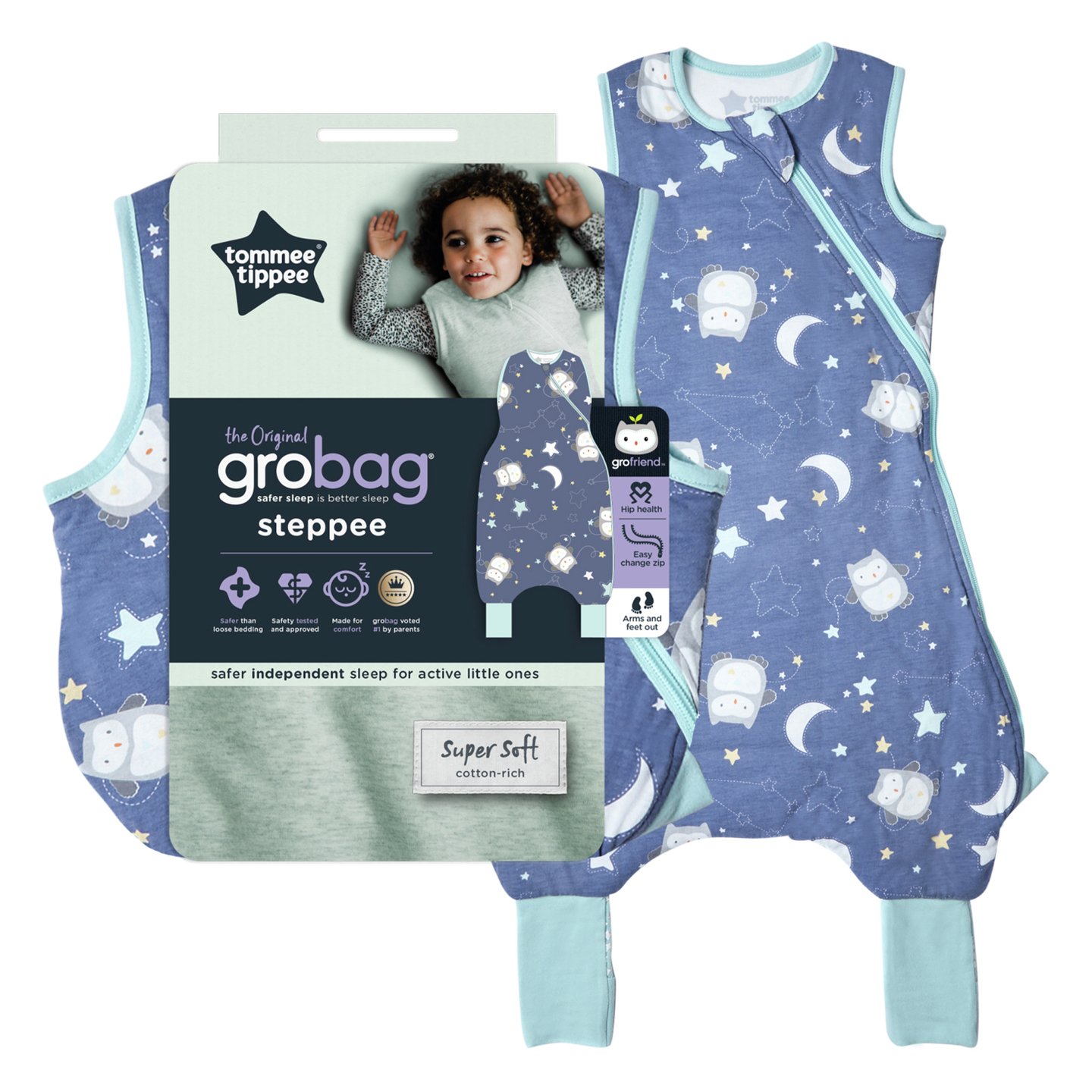 Tommee Tippee Steppee Baby Romper 6-18m, 1 Tog Dreamy Ollie Review