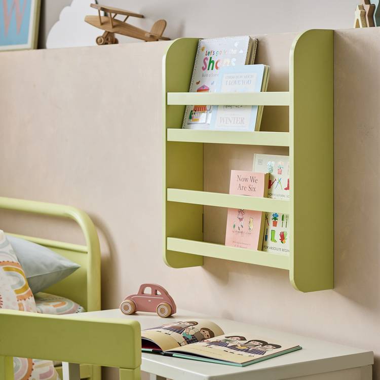 Habitat Kids Scandinavia Wall Mounted Mini Shelf - Yellow 0