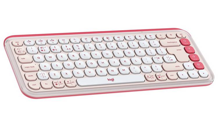 Logitech POP Icon Keys Wireless Keyboard - Rose