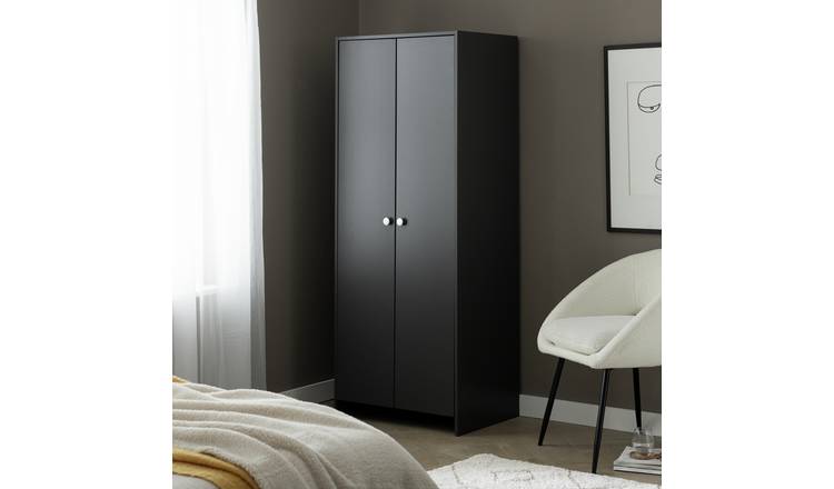 Argos Home Seville 2 Door Wardrobe - Anthracite