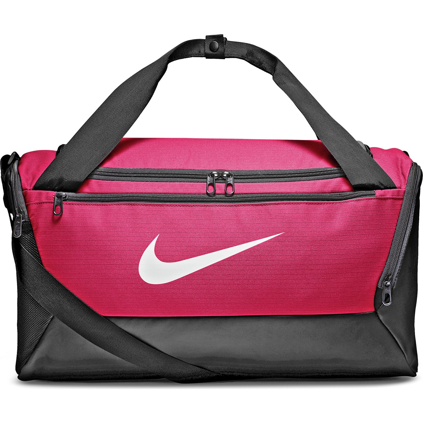 nike brasilia large black holdall