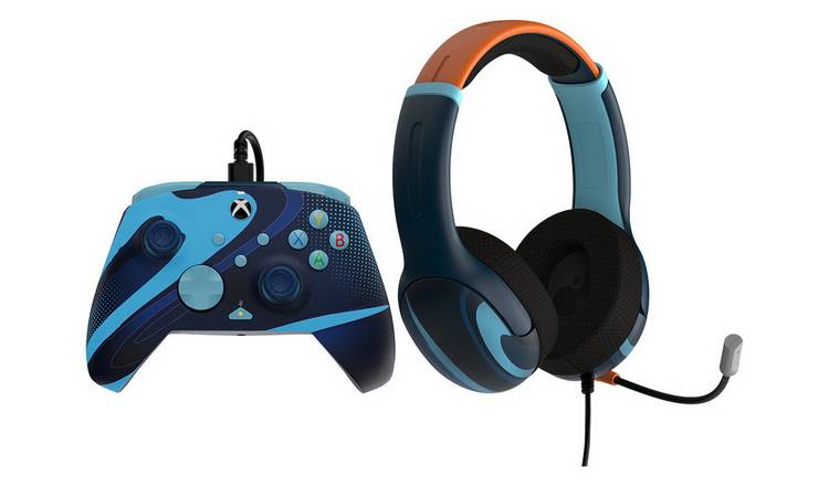 PDP AIRLITE GLOW Headset & REMATCH GLOW Controller Bundle