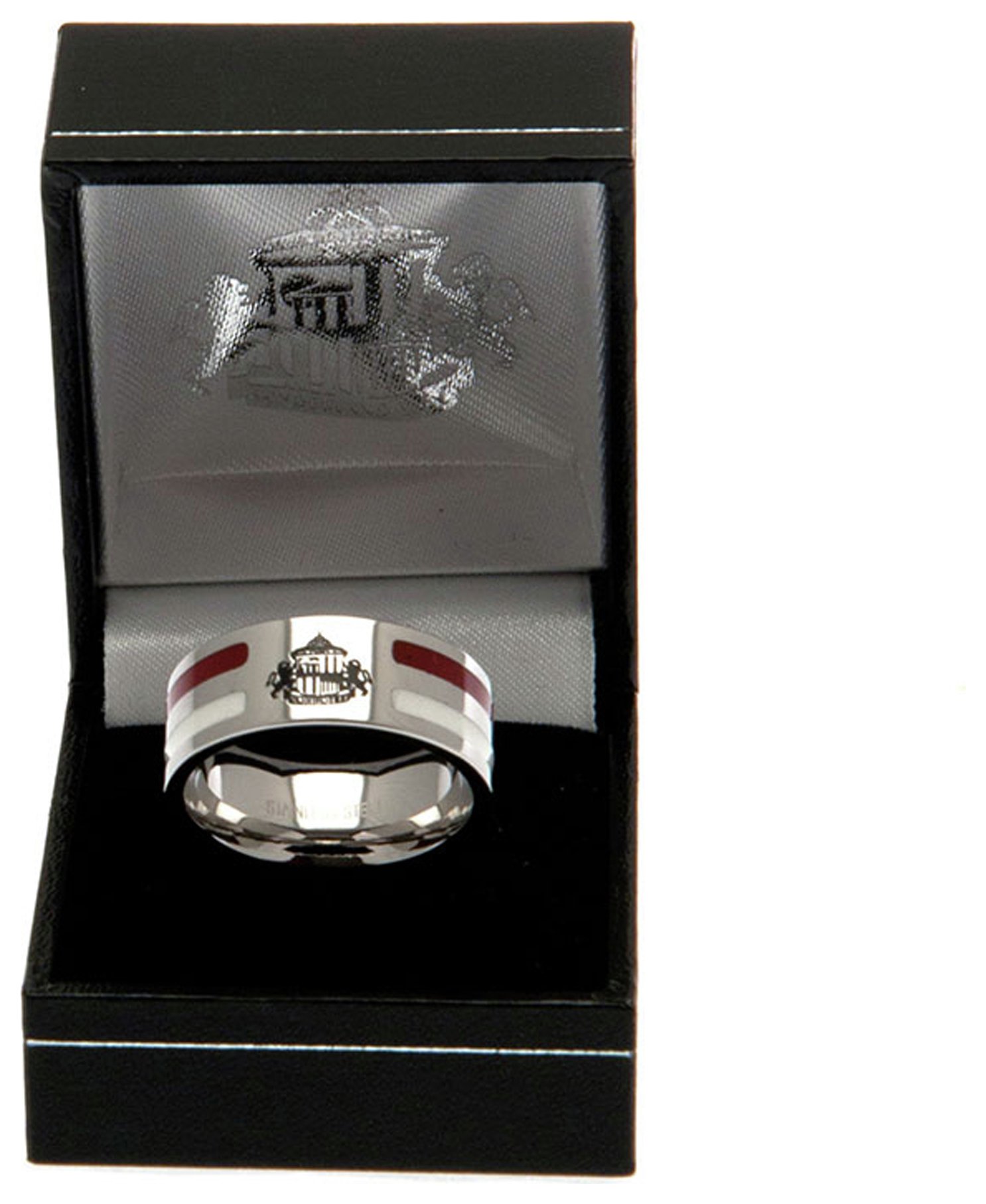 Stainless Steel Sunderland Striped Ring Reviews